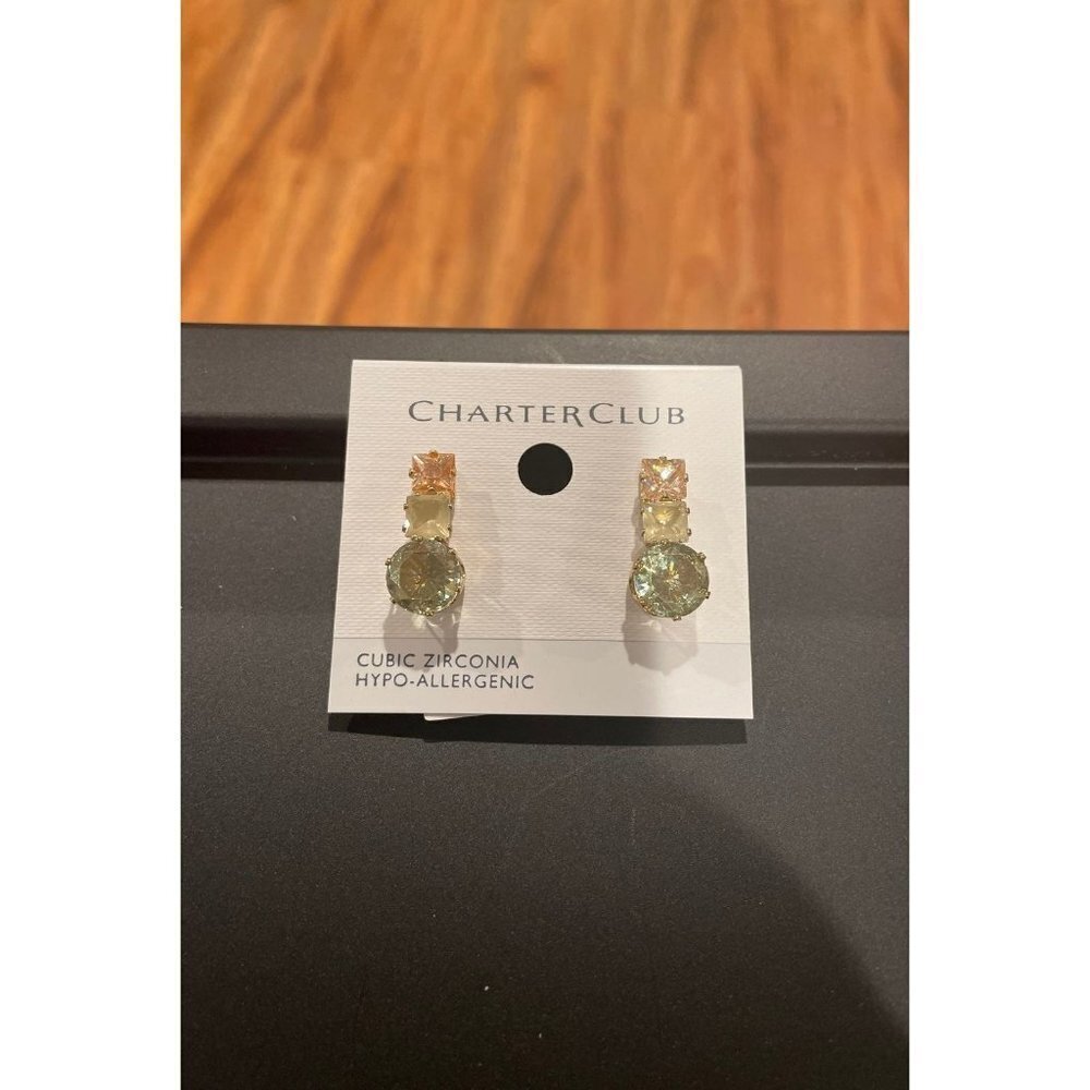 3 Pairs Charter Club Earrings A1 020